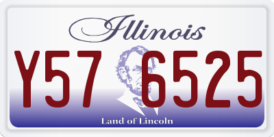 IL license plate Y576525