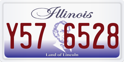 IL license plate Y576528
