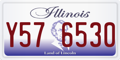 IL license plate Y576530