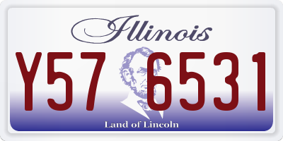 IL license plate Y576531