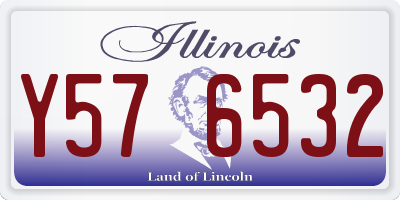 IL license plate Y576532