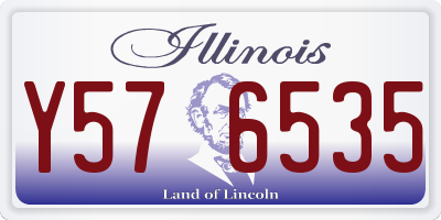 IL license plate Y576535