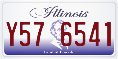 IL license plate Y576541