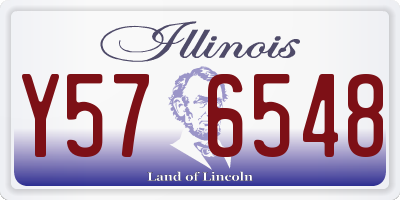 IL license plate Y576548
