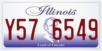 IL license plate Y576549