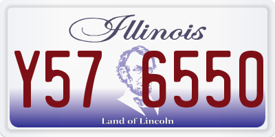IL license plate Y576550