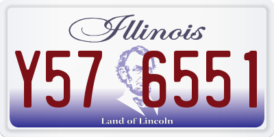IL license plate Y576551