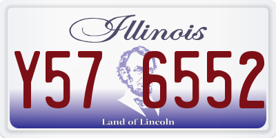 IL license plate Y576552