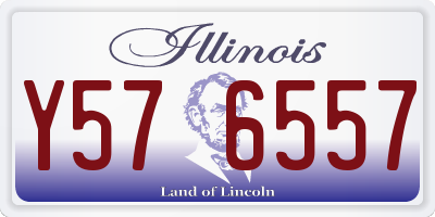 IL license plate Y576557