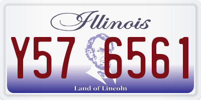IL license plate Y576561