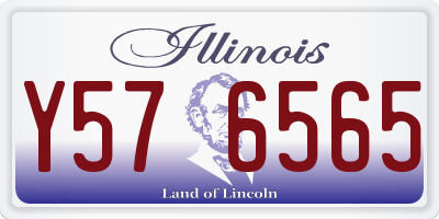 IL license plate Y576565
