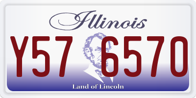 IL license plate Y576570