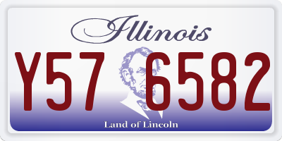 IL license plate Y576582
