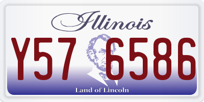 IL license plate Y576586