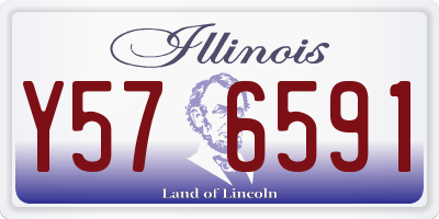 IL license plate Y576591