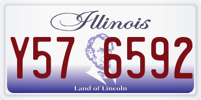 IL license plate Y576592
