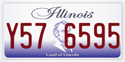 IL license plate Y576595