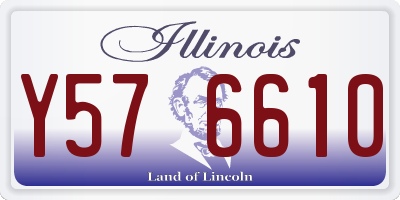 IL license plate Y576610