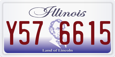 IL license plate Y576615