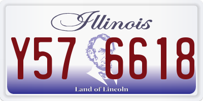 IL license plate Y576618