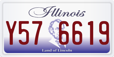 IL license plate Y576619