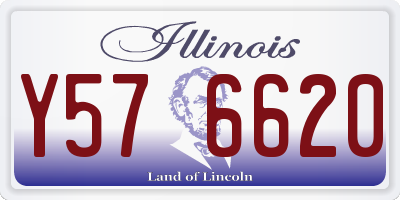 IL license plate Y576620