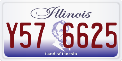 IL license plate Y576625