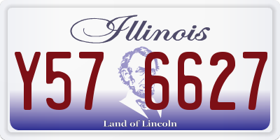 IL license plate Y576627