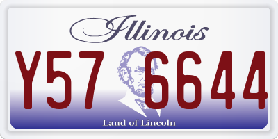 IL license plate Y576644