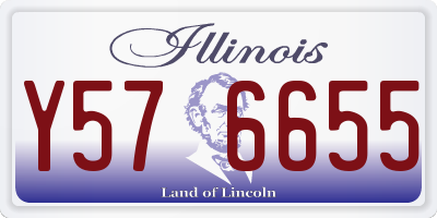IL license plate Y576655