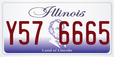 IL license plate Y576665