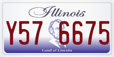 IL license plate Y576675
