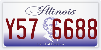 IL license plate Y576688