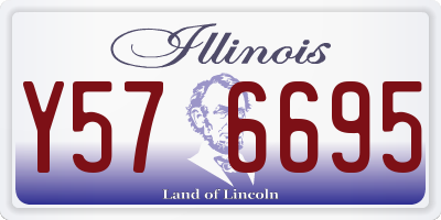 IL license plate Y576695