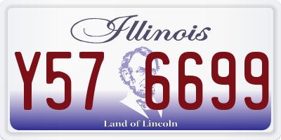 IL license plate Y576699