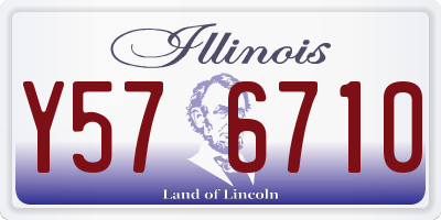 IL license plate Y576710