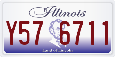 IL license plate Y576711