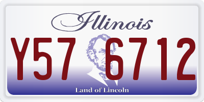 IL license plate Y576712