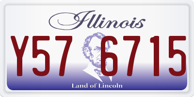 IL license plate Y576715