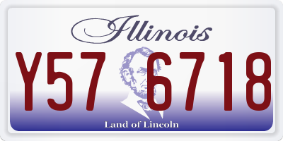 IL license plate Y576718