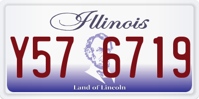IL license plate Y576719