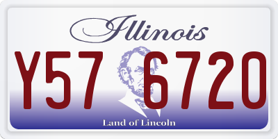 IL license plate Y576720