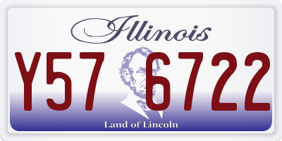 IL license plate Y576722