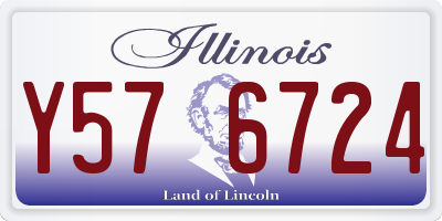 IL license plate Y576724