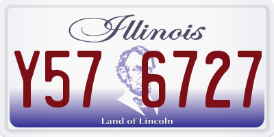 IL license plate Y576727