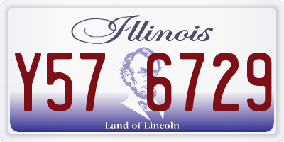 IL license plate Y576729