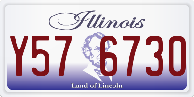 IL license plate Y576730