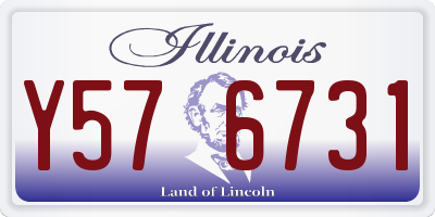 IL license plate Y576731