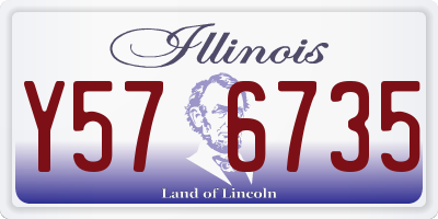 IL license plate Y576735