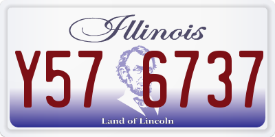 IL license plate Y576737